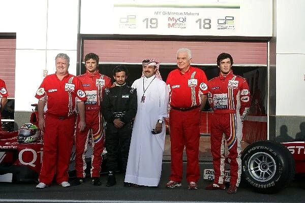 GP2 Asia Series: My Qi-Meritus. Mahara team with Khalifa Nasser Al Attiya and Nasser Khalifa Al Attiya QMMF President and Losail International