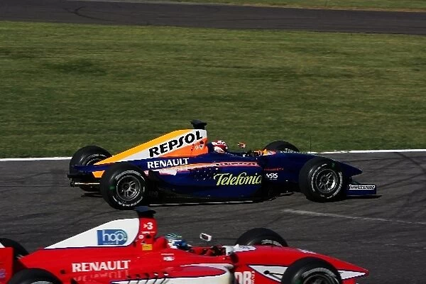GP2: Javier Villa Racing Engineering lost his rear wing