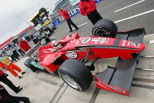 GP2: Mathias Lauda Coloni: GP2, Rd11 & Rd12 Practice, Silverstone, England, 8 July 2005