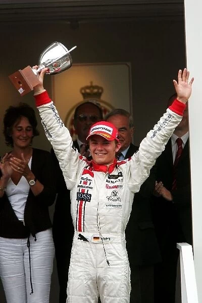 GP2: Nico Rosberg ART on the podium: GP2, Rd 5, Monte Carlo, Monaco, 20 May 2005
