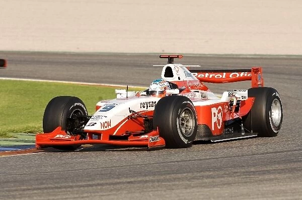 GP2 Series: Adam Carroll FMS: GP2 Series, Rd 11, Race 2 Day, Valencia, Spain, Sunday 30 September 2007