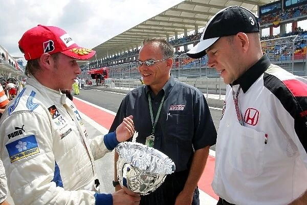 GP2 Series: Adam Carroll Super Nova talks with Peter Windsor and Jock Clear BAR Senior Race Engineer