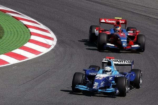 GP2 Series: Andreas Zuber Piquet Sports leads Bruno Senna iSport International