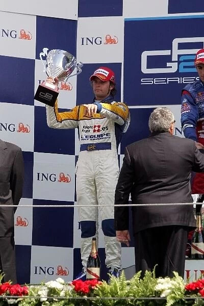 GP2 Series: Andy Soucek Super Nova Racing on the podium