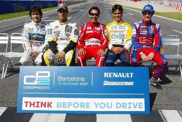 GP2 Series: Brazilian drivers at the GP2 drivers group photograph