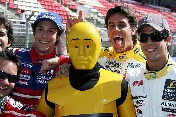 GP2 Series: The Brazilian GP2 drivers: GP2 Series, Rd 2, Preparations, Barcelona, Spain, Thursday 10 May 2007