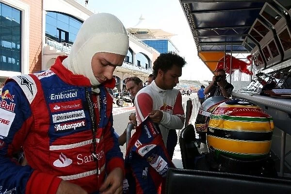 GP2 Series: Bruno Senna Arden International with his team mate Adrian Zaugg Arden International
