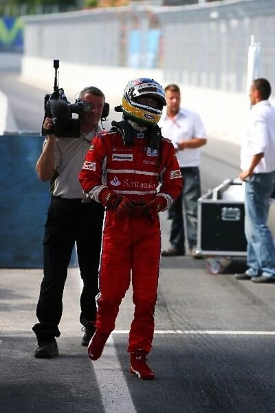 GP2 Series: Bruno Senna iSport International ran out of fuel on the last lap