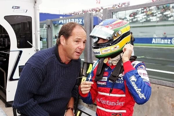 GP2 Series: Gerhard Berger Scuderia Toro Rosso Team Part Owner with Bruno Senna Arden International