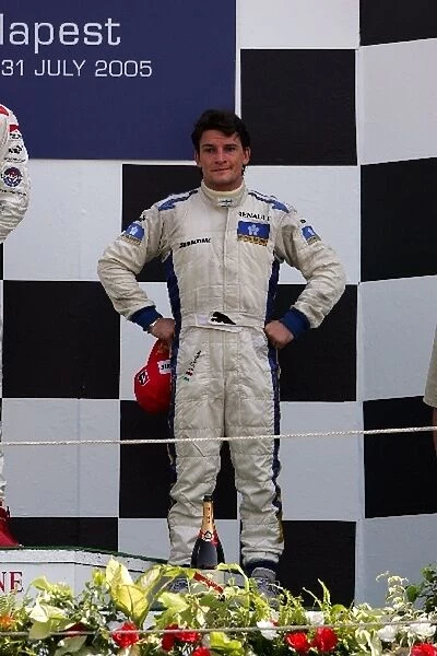 GP2 Series: Giorgio Pantano Super Nova on the podium