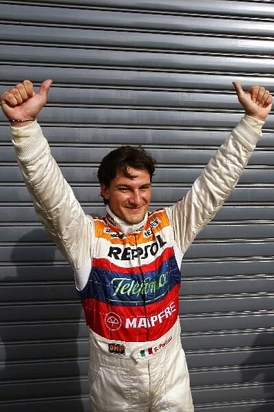 GP2 Series: GP2 Champion Giorgio Pantano Racing Engineering celebrates