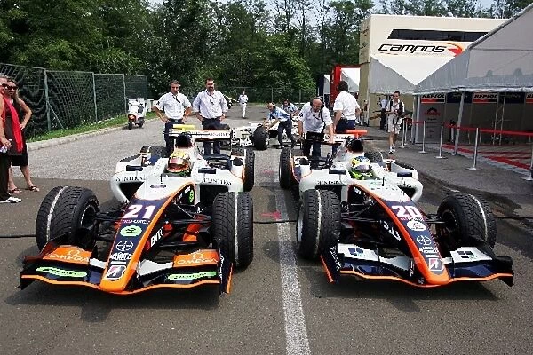 GP2 Series: Ho-Pin Tung Trident Racing and Mike Conway Trident Racing