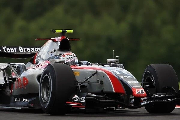 GP2 Series: Kamui Kobayashi DAMS: GP2 Series, Rd 8, Practice and Qualifying, Spa-Francorchamps, Belgium, Friday 28 August 2009