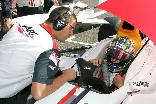 GP2 Series: Lucas di Grassi ART Grand Prix on the grid