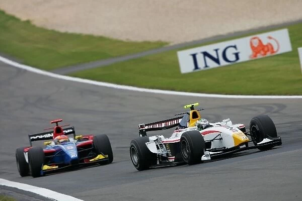 GP2 Series: Lucas di Grassi ART Grand Prix leads race winner Timo Glock iSport International