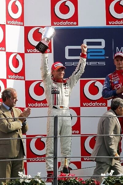 GP2 Series: Nico Rosberg ART on the podium