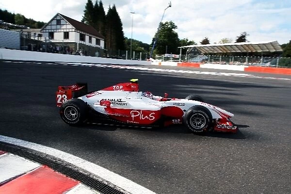 GP2 Series: Race winner Nicolas Lapierre Dams