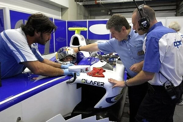 GP2 Series Testing: Sebastien Loeb prepares for his GP2 Series test with the DPR team