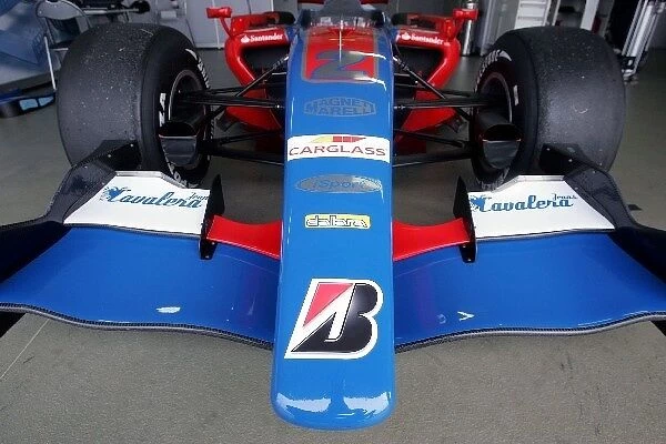 GP2 Testing: Logos on the car of Bruno Senna iSport International