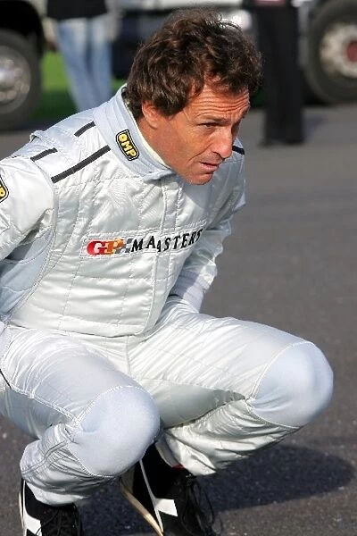 Grand Prix Masters: Andrea de Cesaris: Grand Prix Masters Testing, Day One, Silverstone, England, 26 October 2005