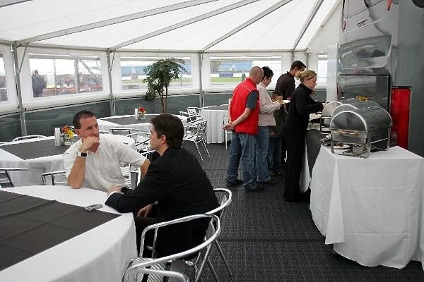 Grand Prix Masters: Hospitality at the GP Masters testing