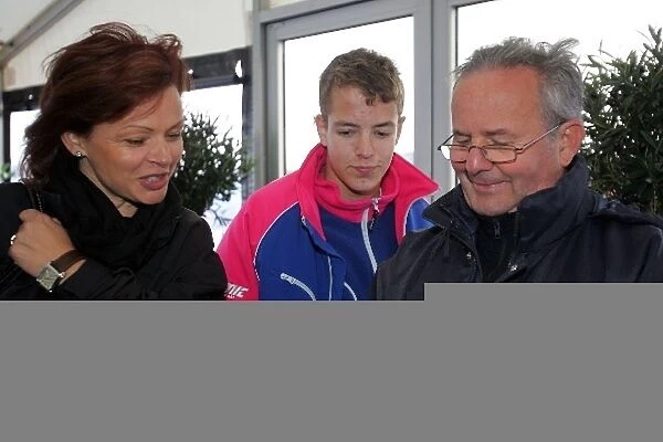 Grand Prix Shootout: Mark Kiralykuti with his Mother and Father