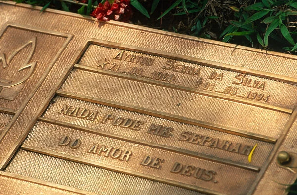 The Grave of Ayrton Senna