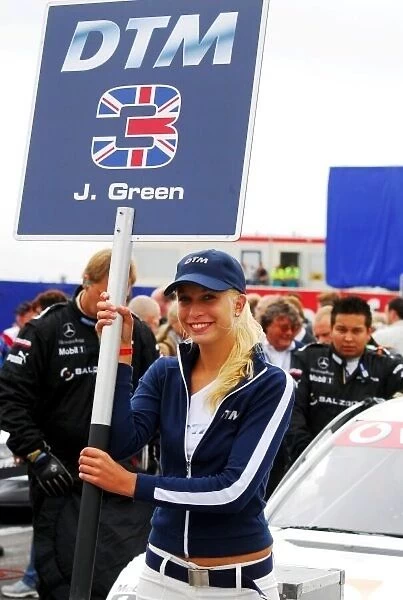 DTM. The grid girl of Jamie Green (GBR) Salzgitter AMG-Mercedes.