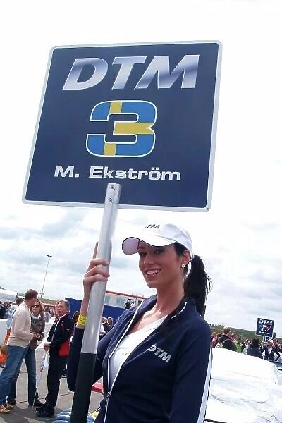 DTM. Grid girl of Mattias Ekstrom (SWE) Audi Sport Team Abt Sportsline Audi A4 DTM (2007).