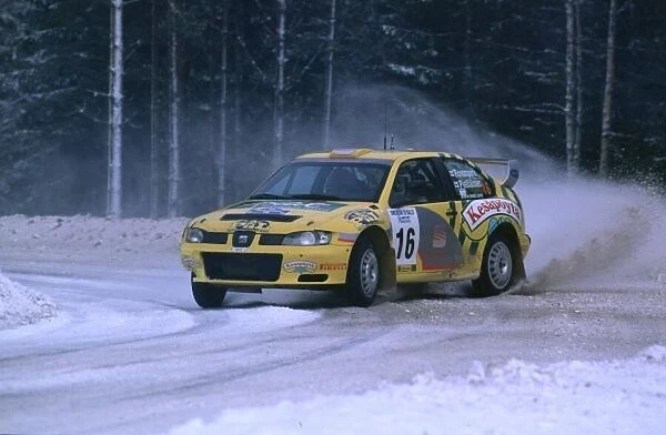 Harri Rovanpera, Seat Cordoba WRC Swedish Rally, Sweden 10-13  /  2  /  2000 World
