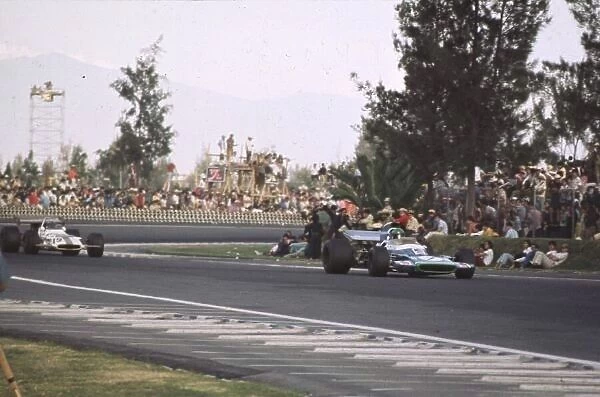 Henri Pescarolo, Matra-Simca Ms120, 9th Mexican Grand Prix, Mexico City 25 Oct 1970 World LAT Photographic Ref: 70 MEX 34
