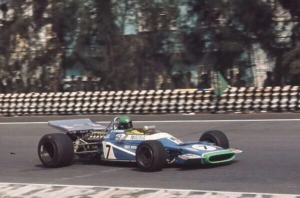 Henri Pescarolo, Matra-Simca Ms120, 9th Mexican Grand Prix, Mexico City 25 Oct 1970 World LAT Photographic Ref: 70 MEX 38