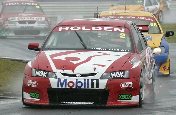 HOLDEN V8 SUPERCAR DRIVER TODD KELLY 2ND IN RACE 1 IN NEW ZEALAND TODAY