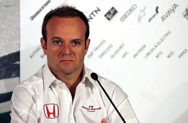 Honda RA107 Launch and First Run: Rubens Barrichello Honda Racing F1 Team