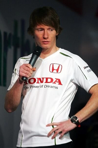 Honda RA108 Media Launch: Mike Conway Honda test driver