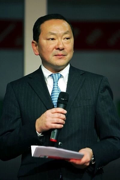 Honda RA108 Media Launch: Yashurio Wada President Honda Racing F1 Team