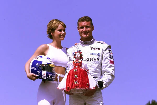 HUNGARIAN GRAND PRIX 2000 David Coulthard, McLaren Mercedes with a Hungarian