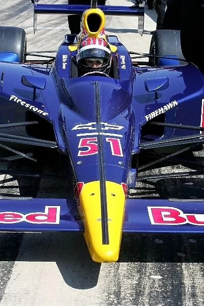 Indy Racing League: Alex Barron, IRL open testing, Indianapolis Motor Speedway, Indianapolis, IN, 28, April, 2004. 04irl04