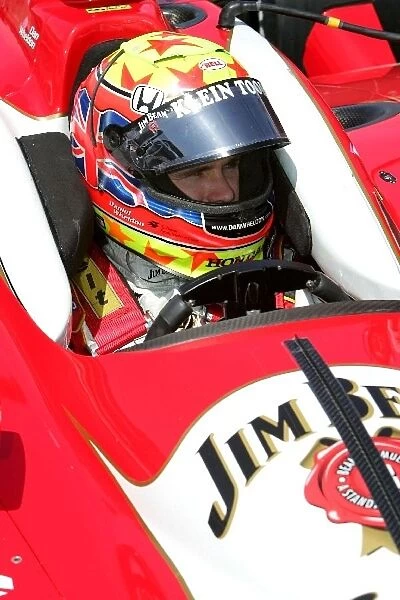 Indy Racing League: Dan Wheldon, IRL open testing, Indianapolis Motor Speedway, Indianapolis, IN, 28, April, 2004. 04irl04