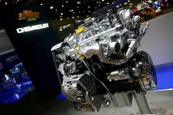 International Motor Show: A Chevrolet Engine