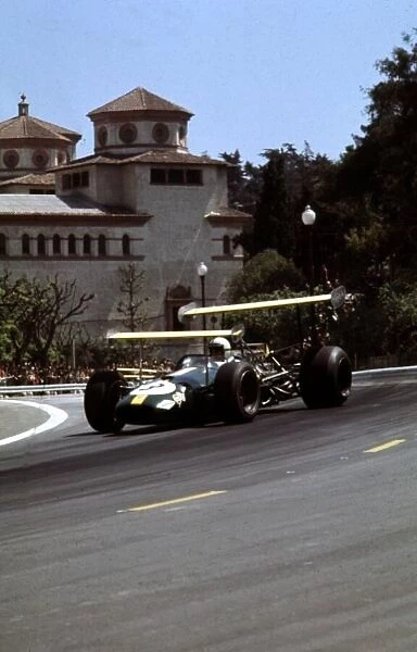 Jack Brabham, Brabham BT26, Retired Spanish Grand Prix, Montjuich Park