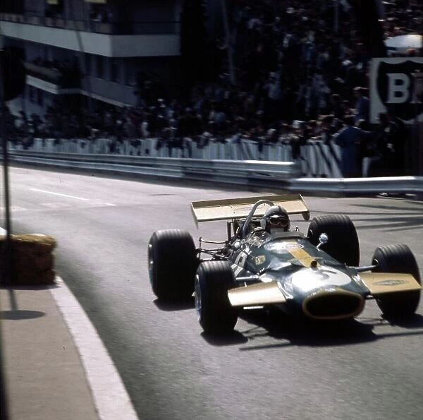 Jack Brabham, Brabham BT33 Monaco Grand Prix, Monte Carlo 1970 World LAT Photogreaphic Ref: 3 / 4037T