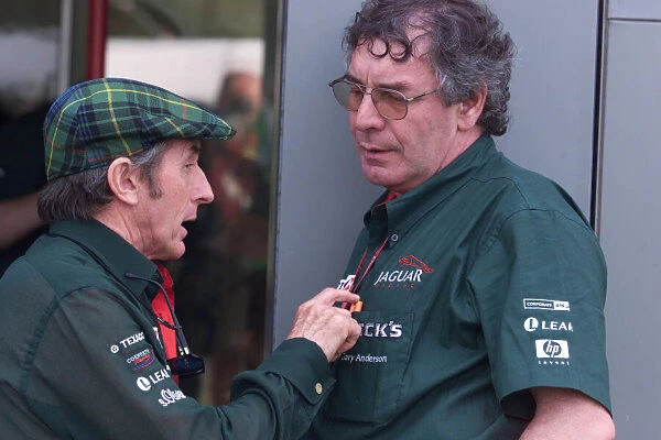 Jackie Stewart talks with Gary Anderson