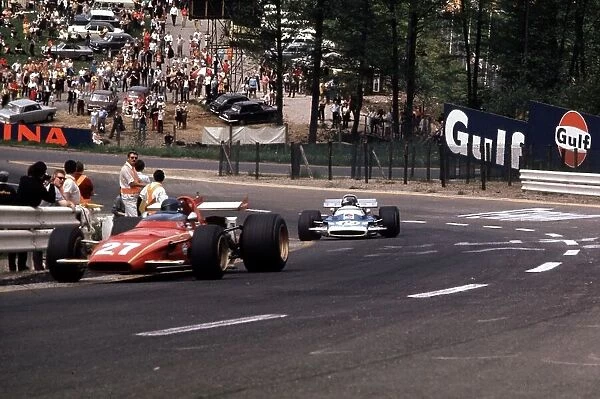 Jacky Ickx & Jean-Pierre Beltoise Belgian Grand Prix, Spa Francorchamps