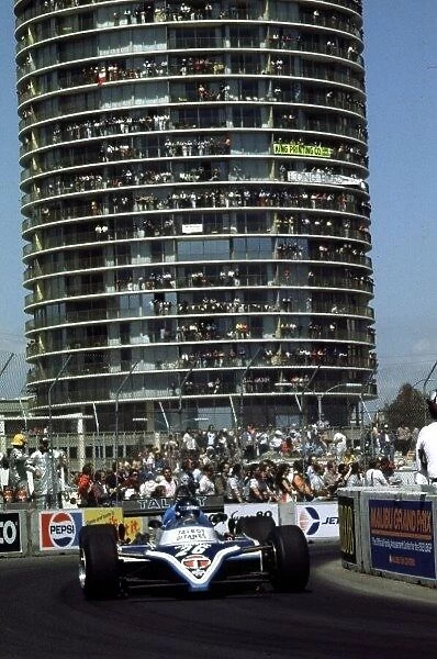 Jacques Laffite, Ligier (retired) US Grand Prix West, Long Beach USA 1981 World LAT Photographic