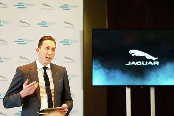 Jaguar Formula E Announcement London, UK Tuesday 15 December 2015 Jaguar Formula E Team Director James Barclay. World Copyright: Steven Tee / LAT Photographic ref: Digital Image _X0W7213
