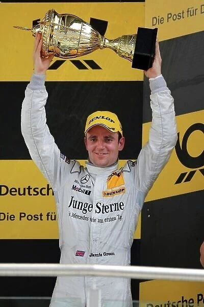 DTM. Jamie Green (GBR), Junge Sterne AMG Mercedes celebrates his third