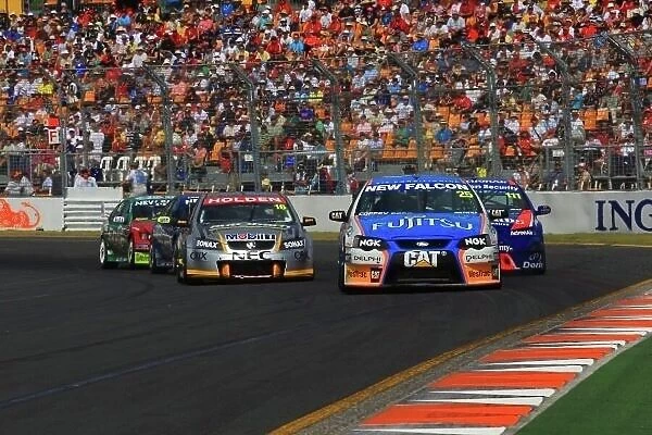 08av8. Jason Bright (AUS) Fujitsu Ford.. Australian V8 Supercars Manufacturers Challenge