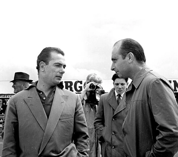 Jean Behra 9 with Juan Manuel Fangio: Ref: 1017