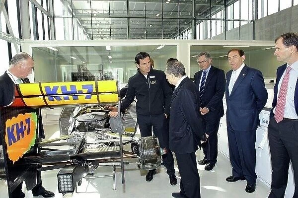Jean Todt HRT Formula One Team Factory Visit, Madrid, Spain, 4 May 2012